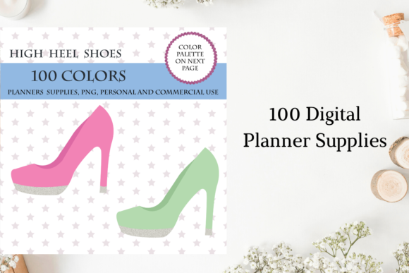 100 High Heel Clip Art, High Heels Girl: A Creative Asset for Modern Designers and Entrepreneurs