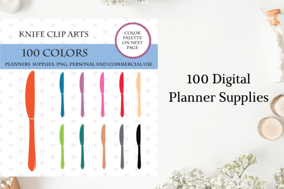 100 Knife Clipart for Creative and Professional Use