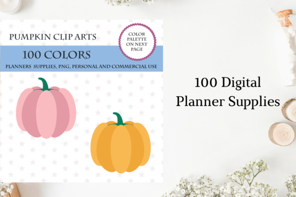 100 Pumpkin Clipart Collection