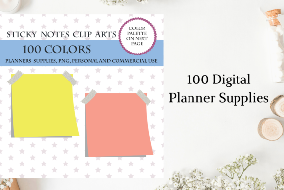100 Sticky Notes Clipart: A Versatile Resource for Designers and Creators