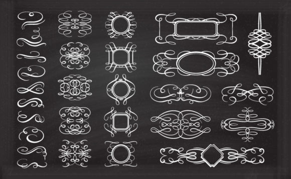 28 Calligraphy Design Elements Pack