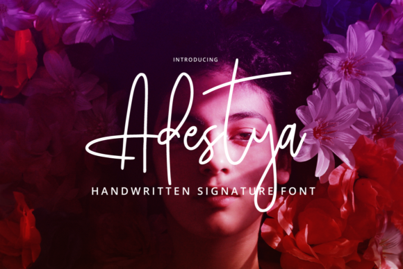 Adestya: A Handcrafted Font for Creative Expression and Professional Branding