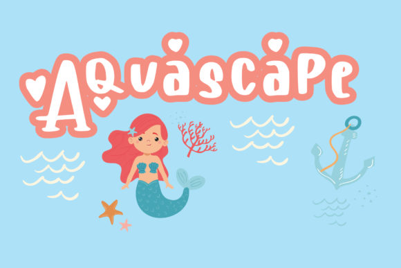 Aquascape: A Playful Font for Creative and Educational Projects