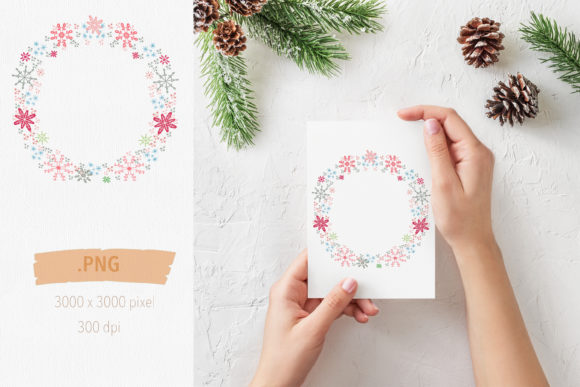 Christmas Color Wreath: A Versatile Design Element for Festive and Creative Projects