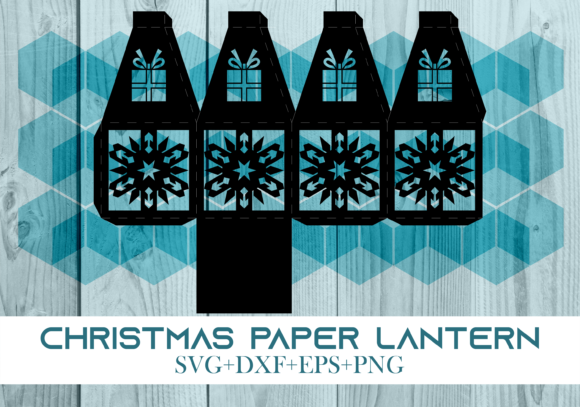 Christmas Paper Lantern Series 0759 – A Festive DIY Decor Solution