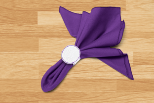 Creating Personalized Napkin Rings with the Blank Napkin Ring Circle Applique Design