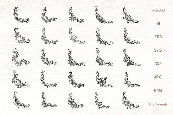 Exploring the Versatility of Hand Drawn Corner Borders Vector Set in Modern Design