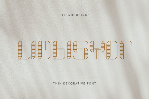 Limbisyor: A Thin, Elegant Font for Creative Designs