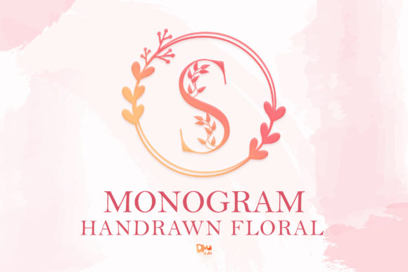 Monogram Handrawn Floral: A Timeless Font for Elegant Design