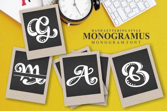 Monogramus: A Classy Decorative Font for Creative Projects