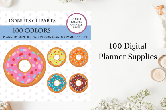 Pink Cute Donuts, Doughnut Illustration: A Versatile Design Asset for Creative Projects