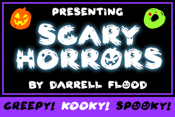 Scary Horrors Font for Spooky Designs