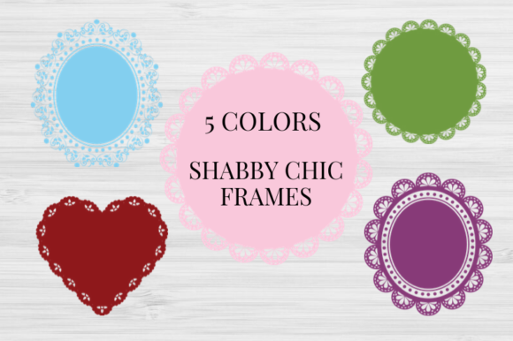 Shabby Chic Labels and Frames