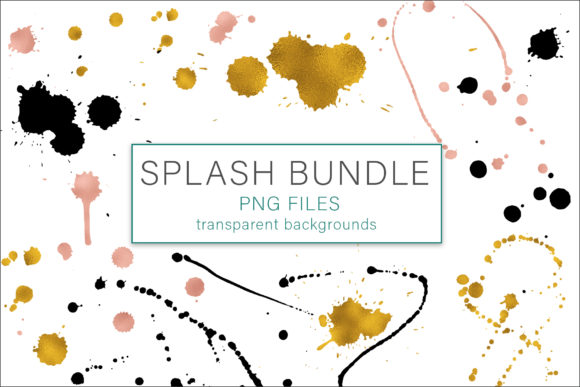 Splash Bundle: Enhancing Creativity with High-Quality Transparent PNG Graphics