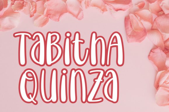 Tabitha Quinza Font Overview