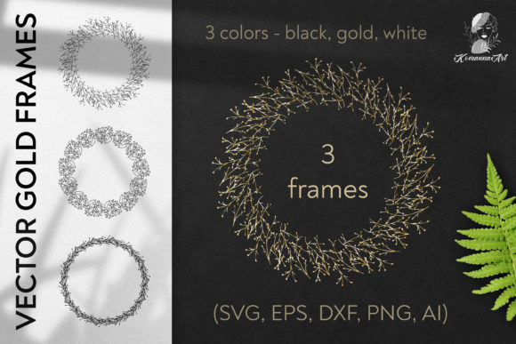 Vector Wreaths Silhouettes SVG Clipart – A Versatile Tool for Crafters and Designers