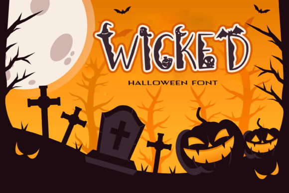 Wicked Graveyard Font: A Spooky Addition to Your Halloween Designs