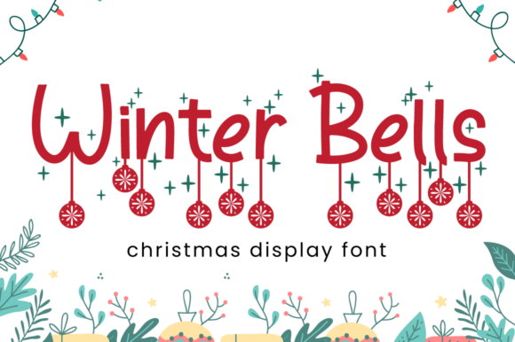 Winter Bells: A Festive Font That Elevates Your Design Projects